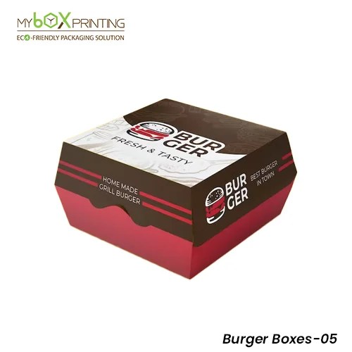 Order Custom Printed Burger Boxes Wholesale USA