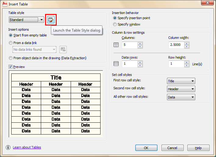 Oracle insert table