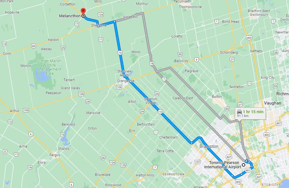 Melancthon Airport Limo Canada Limo