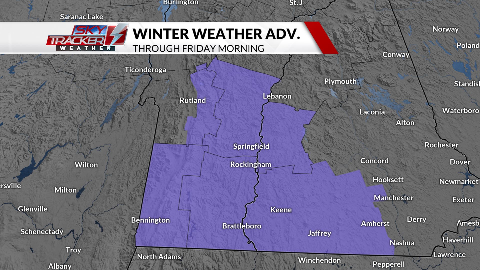 Weather Blog Snowfall likely tonight for central and southern Vt and NH