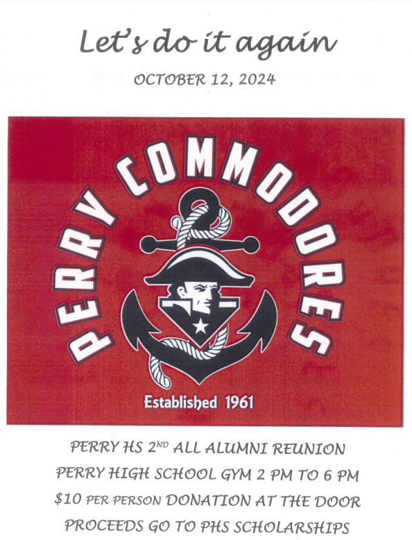 All Alumni Reunion Scheduled for 2024 Perry Local School District