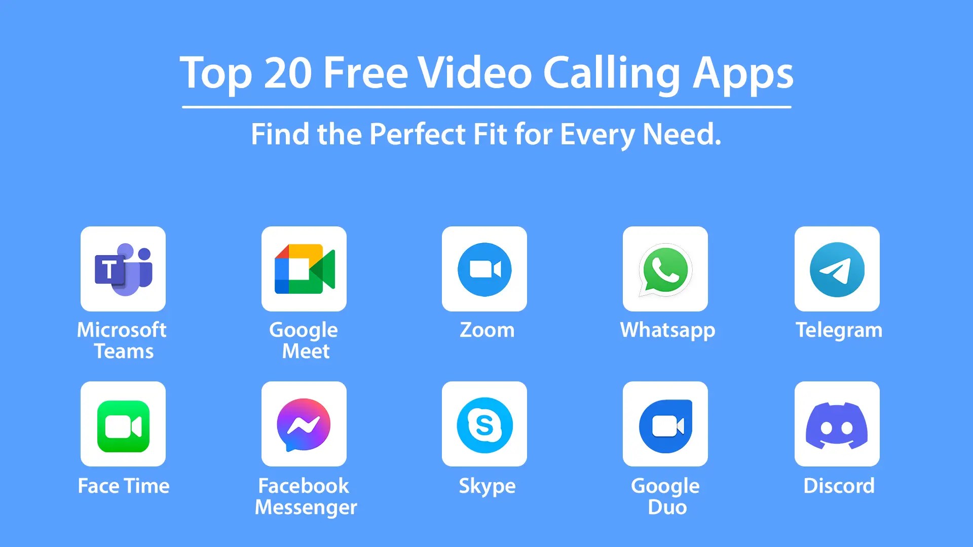 Top 20 Free Video Calling Apps Find The Perfect Fit For Every Need