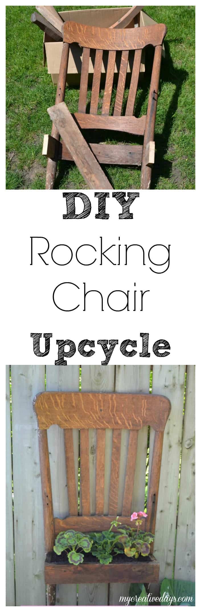 DIY Rocking Chair Upcycle Tutorial My Creative Days