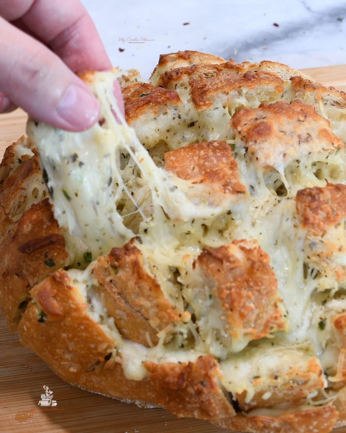 Cheese And Garlic Crack Bread (Pull Apart) My Creative Manner