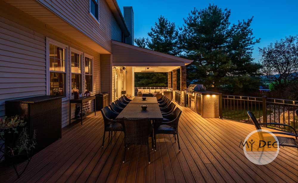 Outdoor Deck Lighting Services My Deck LLC Flemington NJ