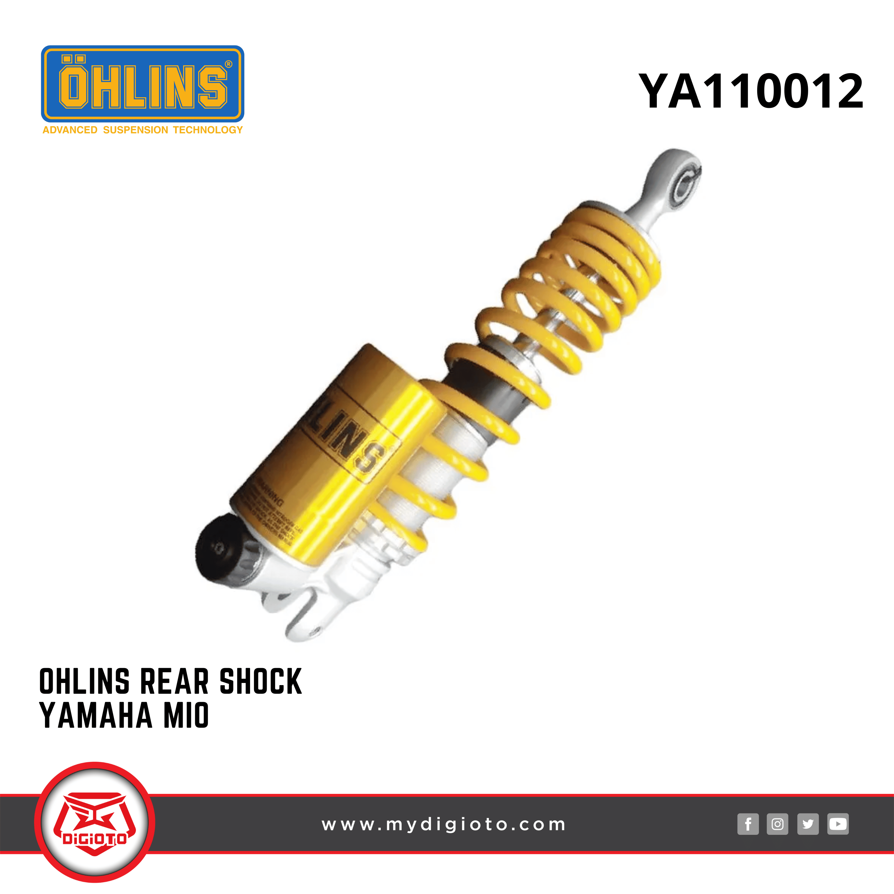 Ohlins Rear Shock Yamaha Mio
