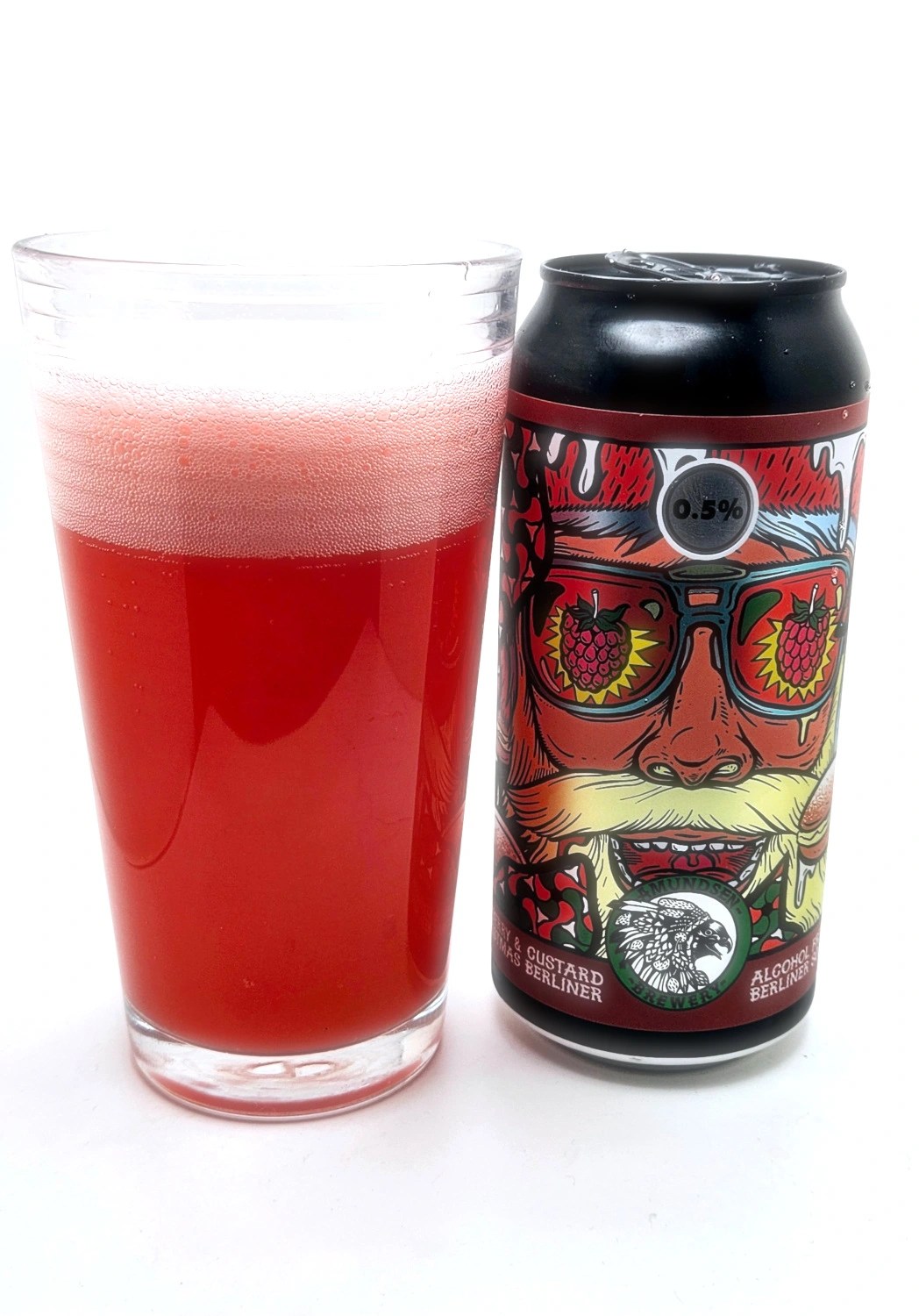 Christmas Raspberry & Custard Nonalcoholic Beer ⋆ 😎