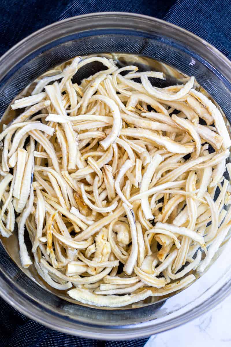 Sauteed Doraji (Bellflower roots) My Eclectic Bites