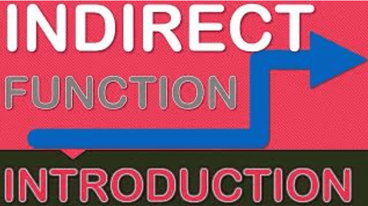 Indirect Free Microsoft Excel Tutorials