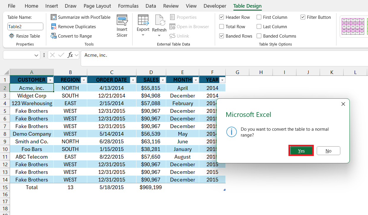 How to Remove Table Formatting in Excel 4 Easy Ways