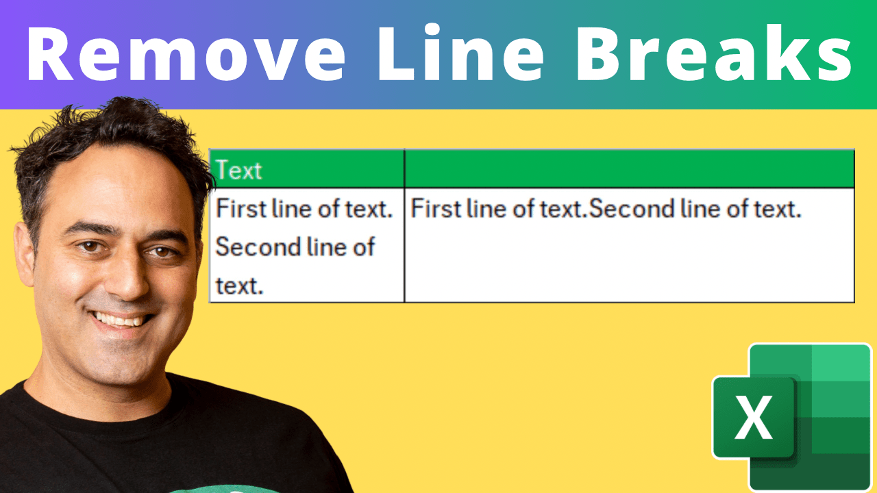 How to Remove Line Breaks in Excel