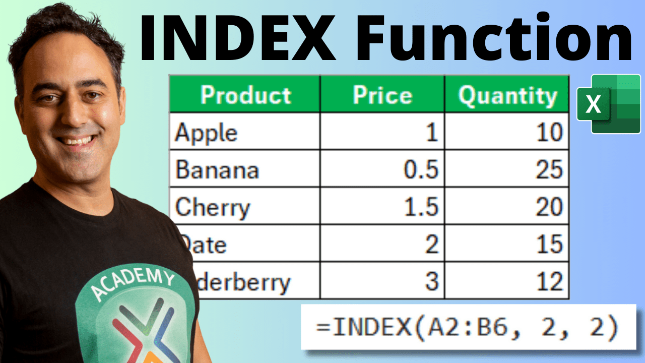 The Ultimate Guide to Excel INDEX Function