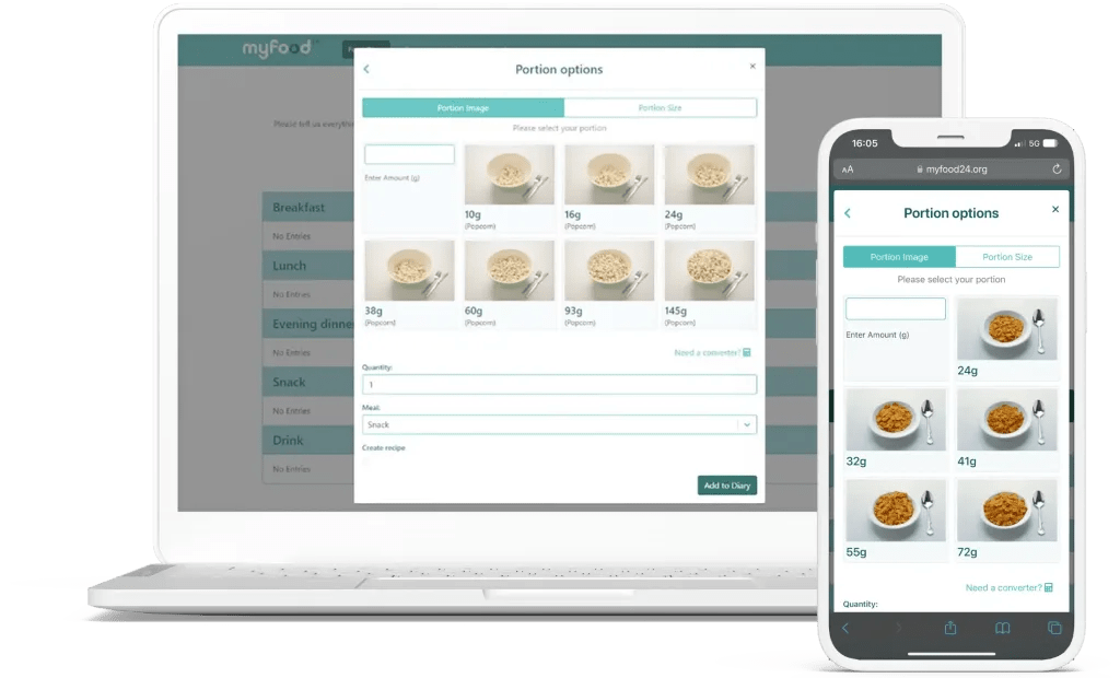 myfood24 Quick and Easy to Use Nutritional Analysis Software