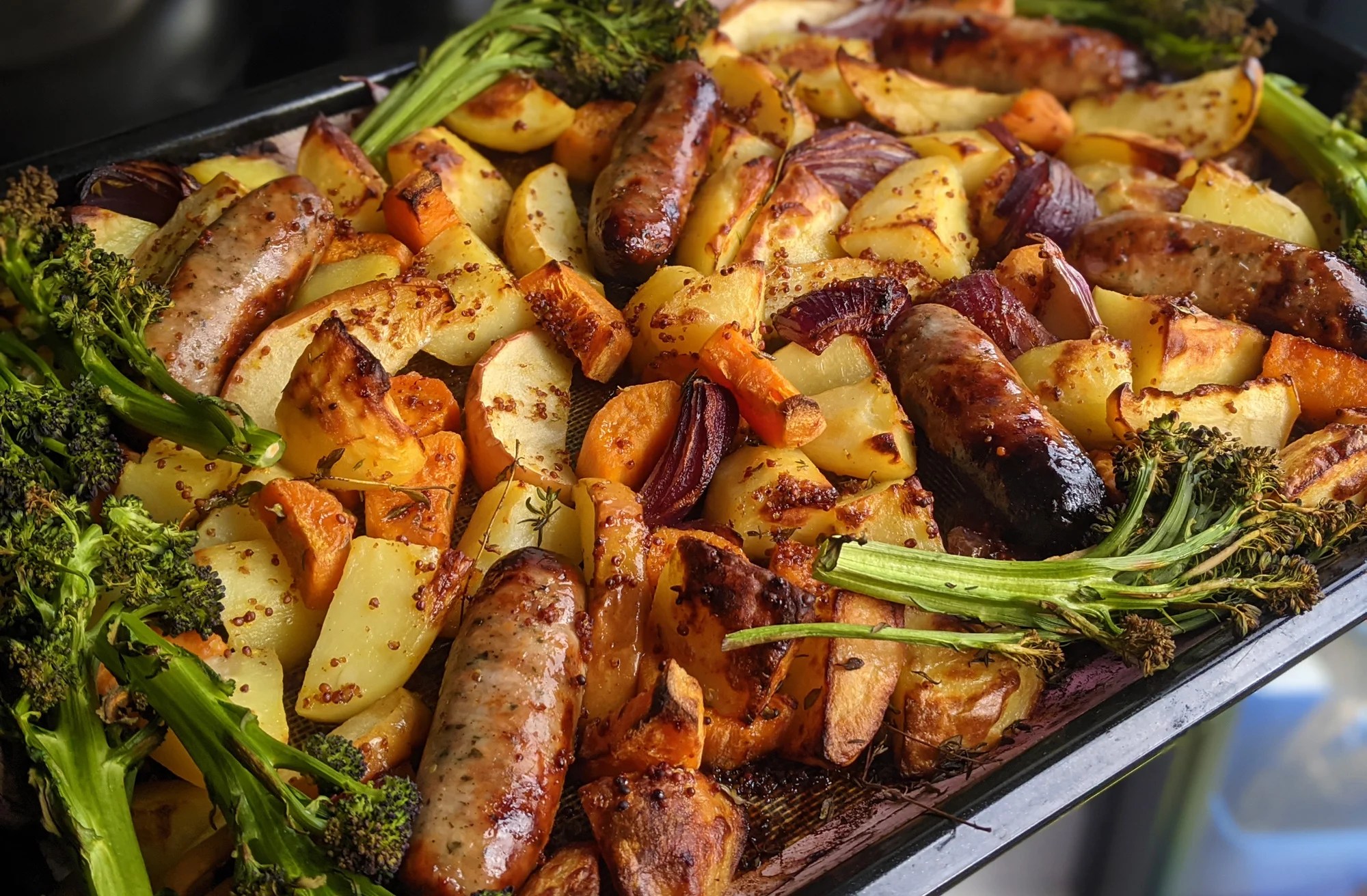 Honey Mustard Sausage Bake (GF, DF) My Gluten Free Guide