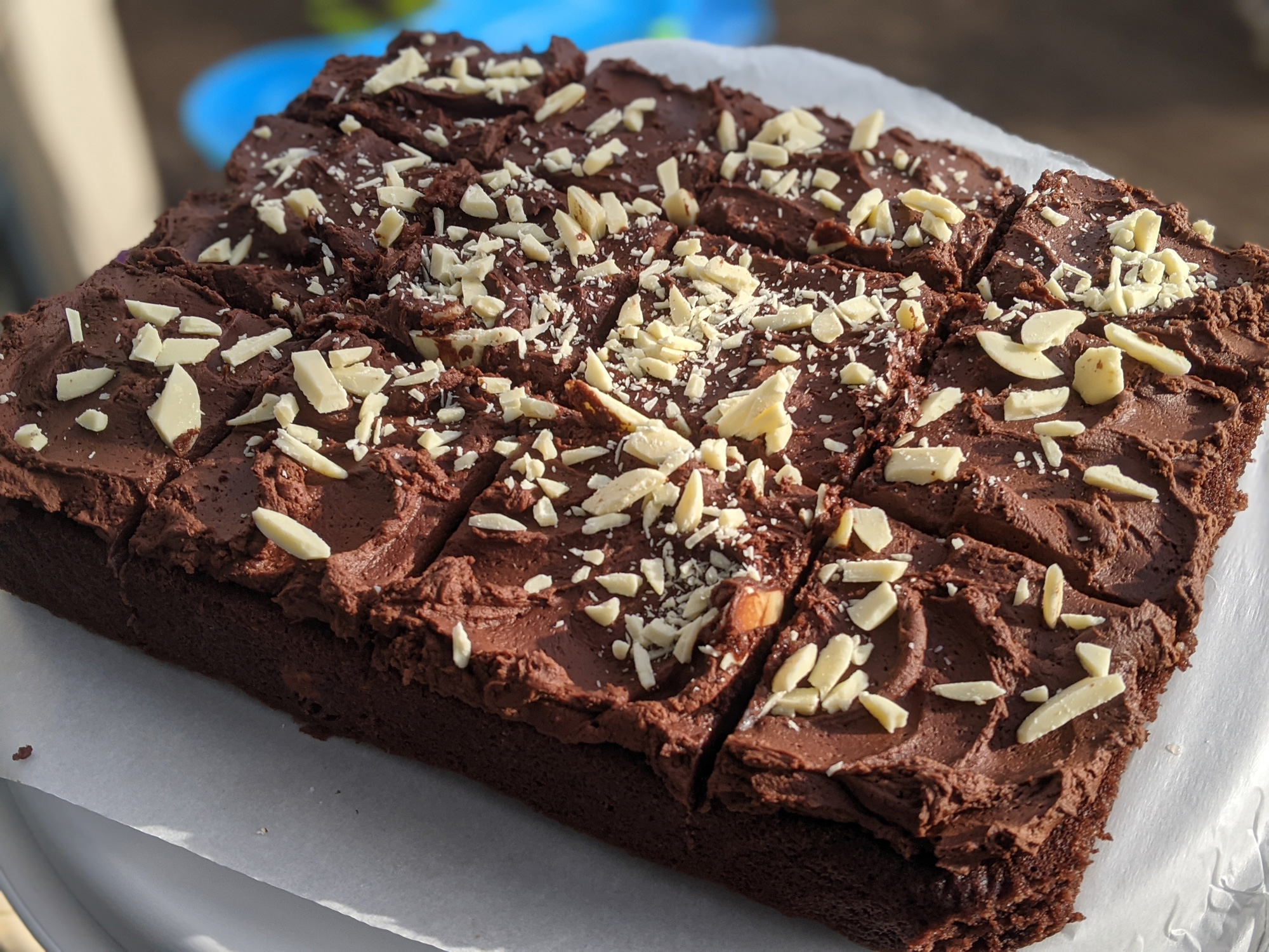 Gluten Free Double Chocolate Fudge Tray Bake Cake My Gluten Free Guide