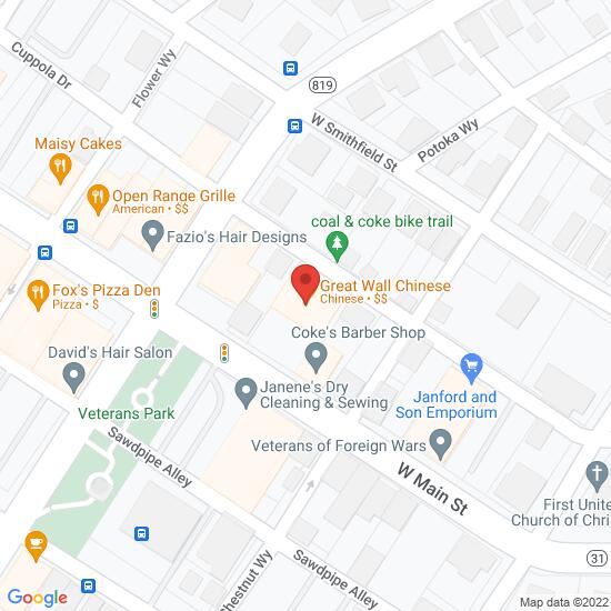 Great Wall Chinese Restaurant Order Online Takeaway food Mt