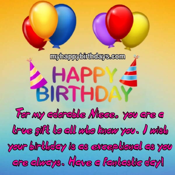 160 Happy Birthday Niece Wishes Messages With Images