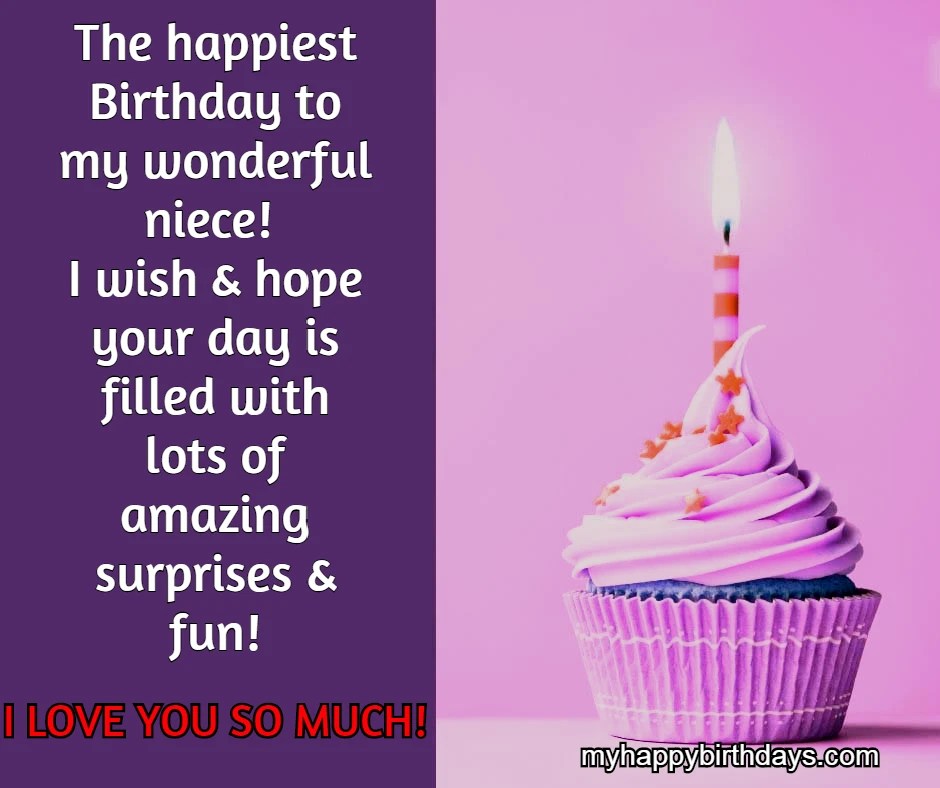 160 Happy Birthday Niece Wishes Messages With Images