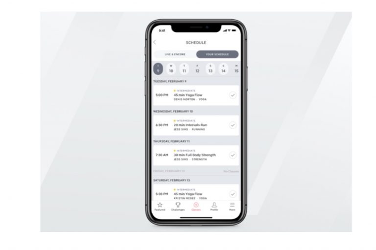 Schedule workouts and invite friends to join in with Peloton’s new
