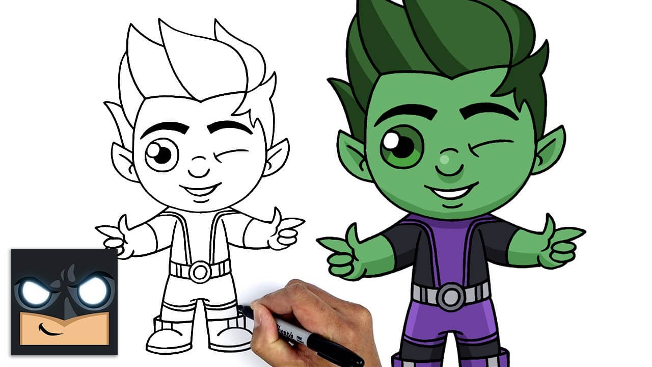 How To Draw Fortnite Beast Boy Monkey Skin Learn