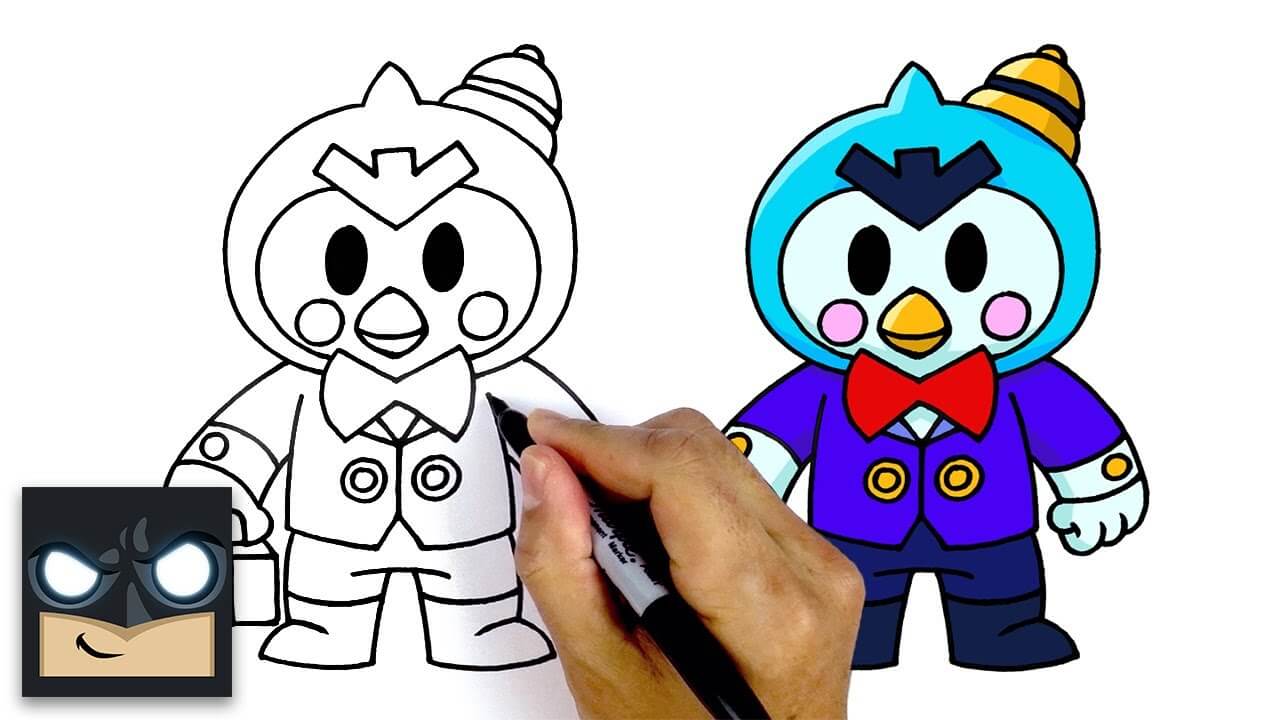 How To Draw Mr.P Brawl Stars Learn Drawing, Painting and have fun with