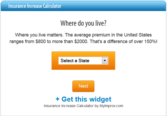 Insurance Increase Calculator MyImprov