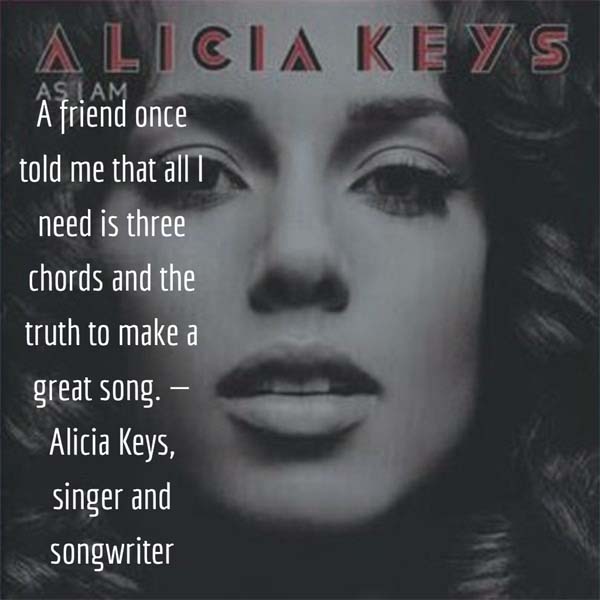 Alicia Keys On Making a Great Song My Incredible Website