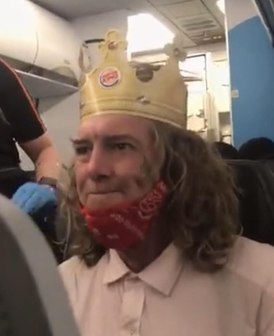 Burger King man scream n word in a plane Instant Sound Effect Button