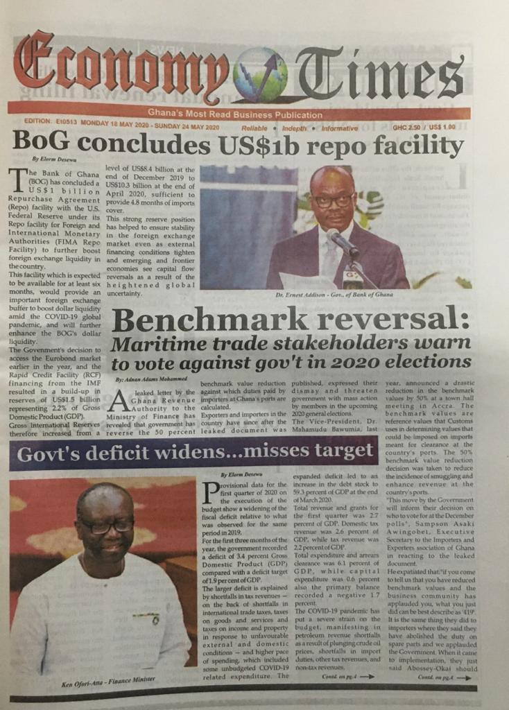 Today’s Newspaper Front Pages Monday, May 18, 2020 BBC Ghana Reports Today’s Newspaper Front Pages Monday, May 18, 2020 BBC Ghana Reports