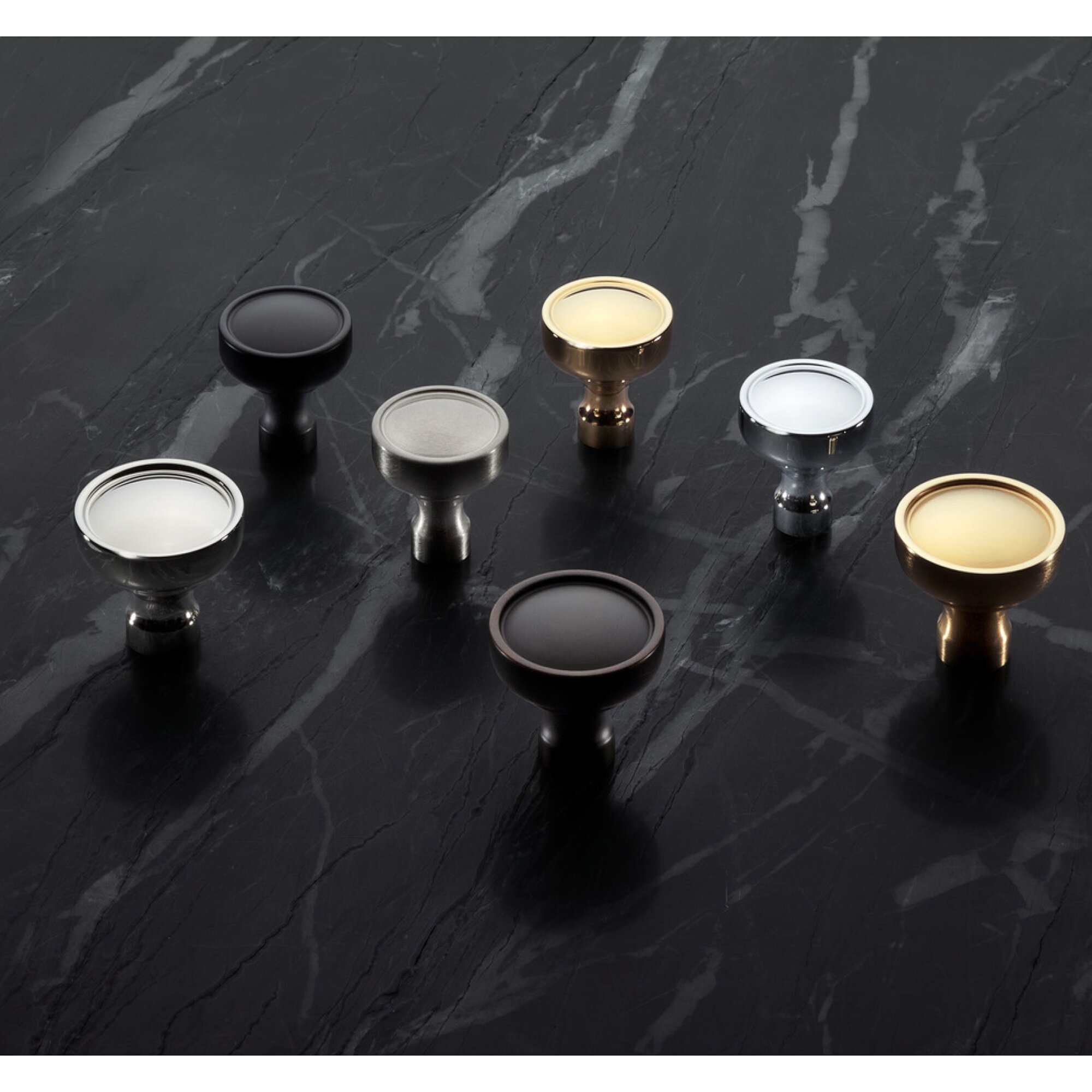 Estate Hardware Collection 1 1/4" Diameter Tulip Knob in Unlacquered Brass by Baldwin