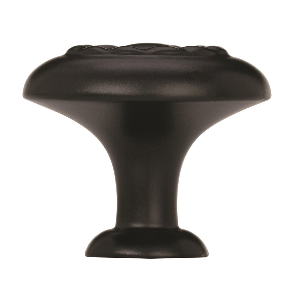 Inspirations Collection Matte Black Knobs 1 1/4" ( 32mm ) by Amerock