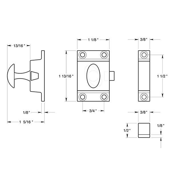 Solid Brass Locks Collection Solid Brass Small Lock