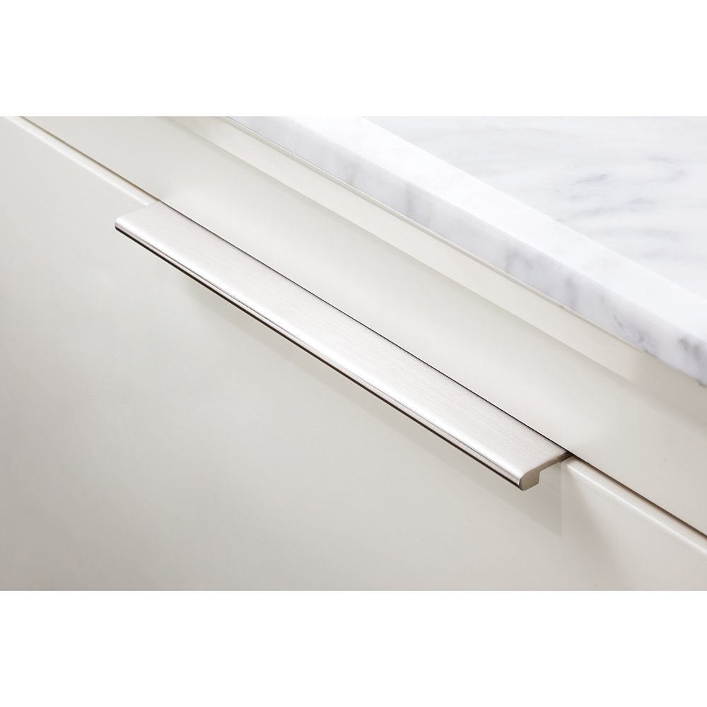 Edgefield Hardware Collection 12" Long Edge Pull in Satin Nickel by Elements Hardware