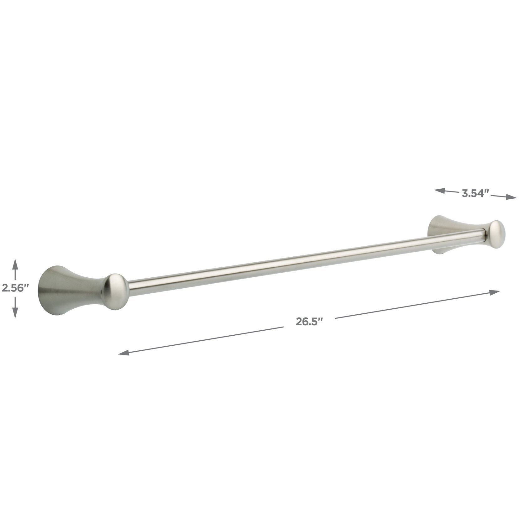 Somerset Collection 24" Towel Bar in Satin Nickel by Liberty Hardware