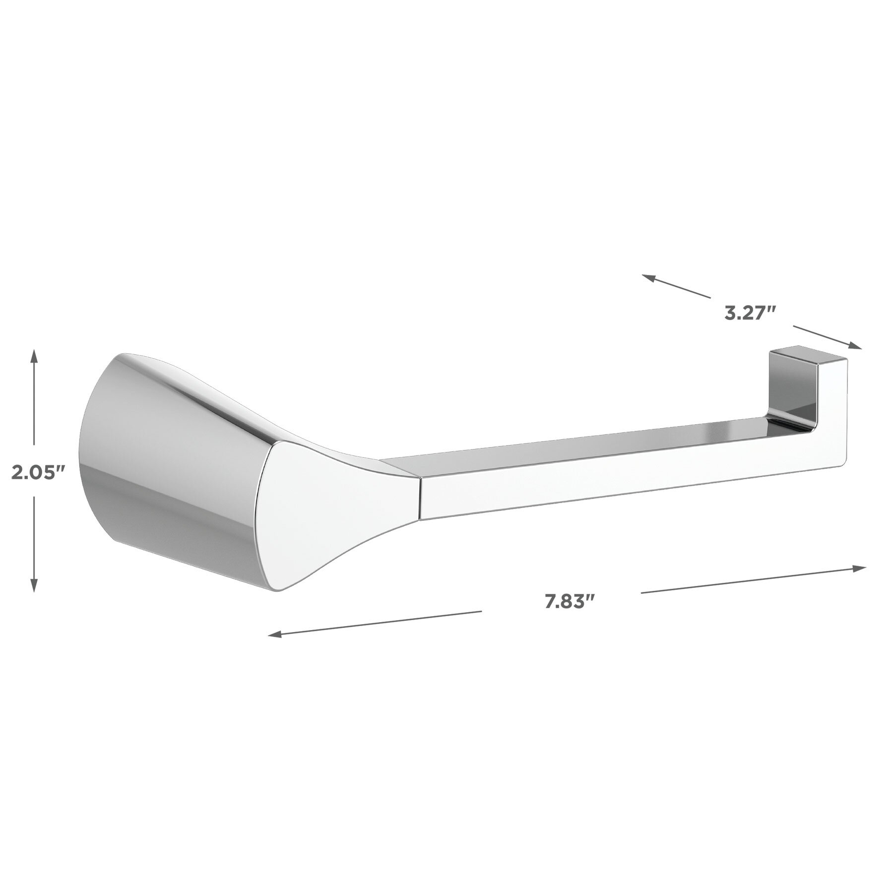 Zura Collection Tissue Holder in Polished Chrome by Liberty Hardware
