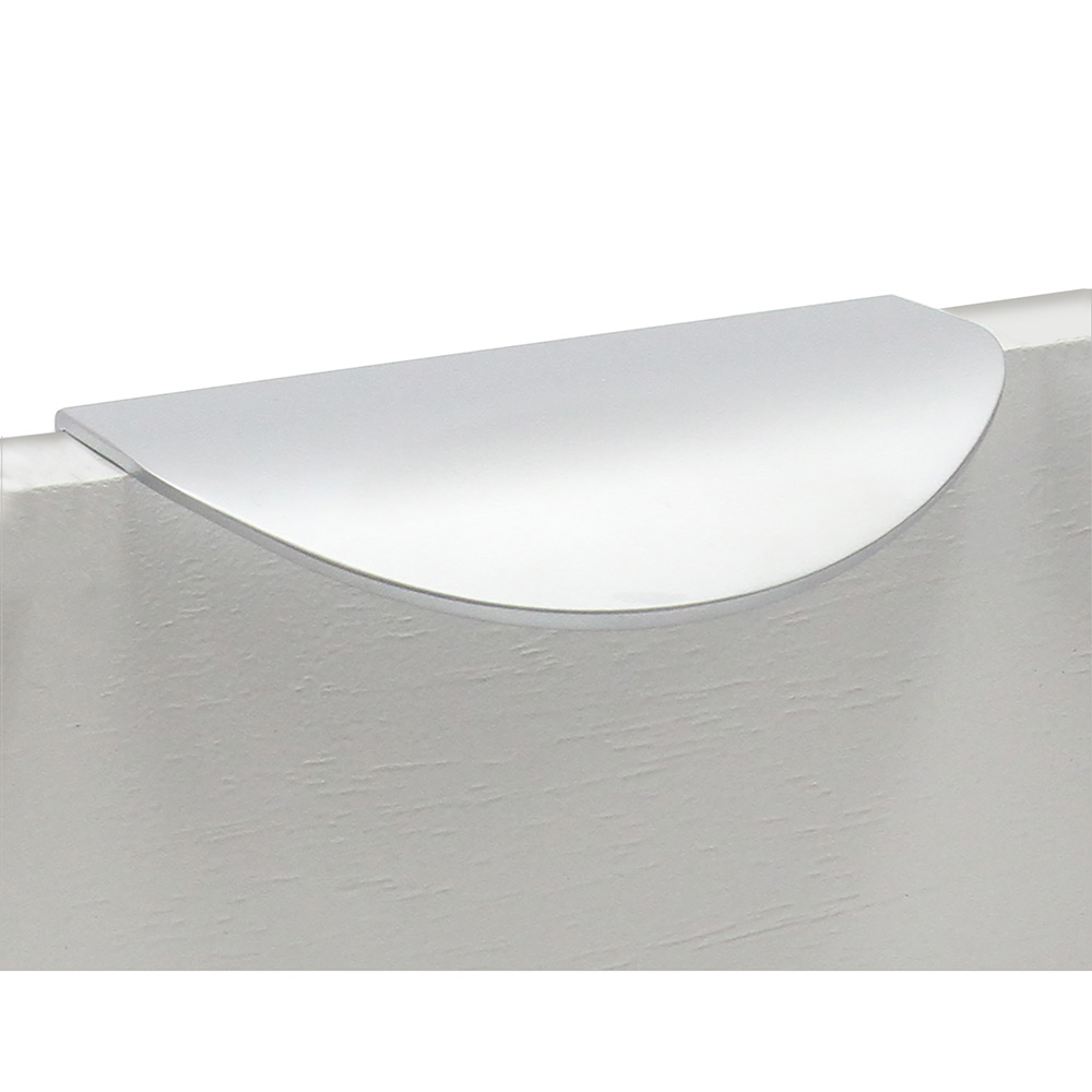 Edge Pulls Collection Tab Pull in Satin Nickel by Schwinn Hardware