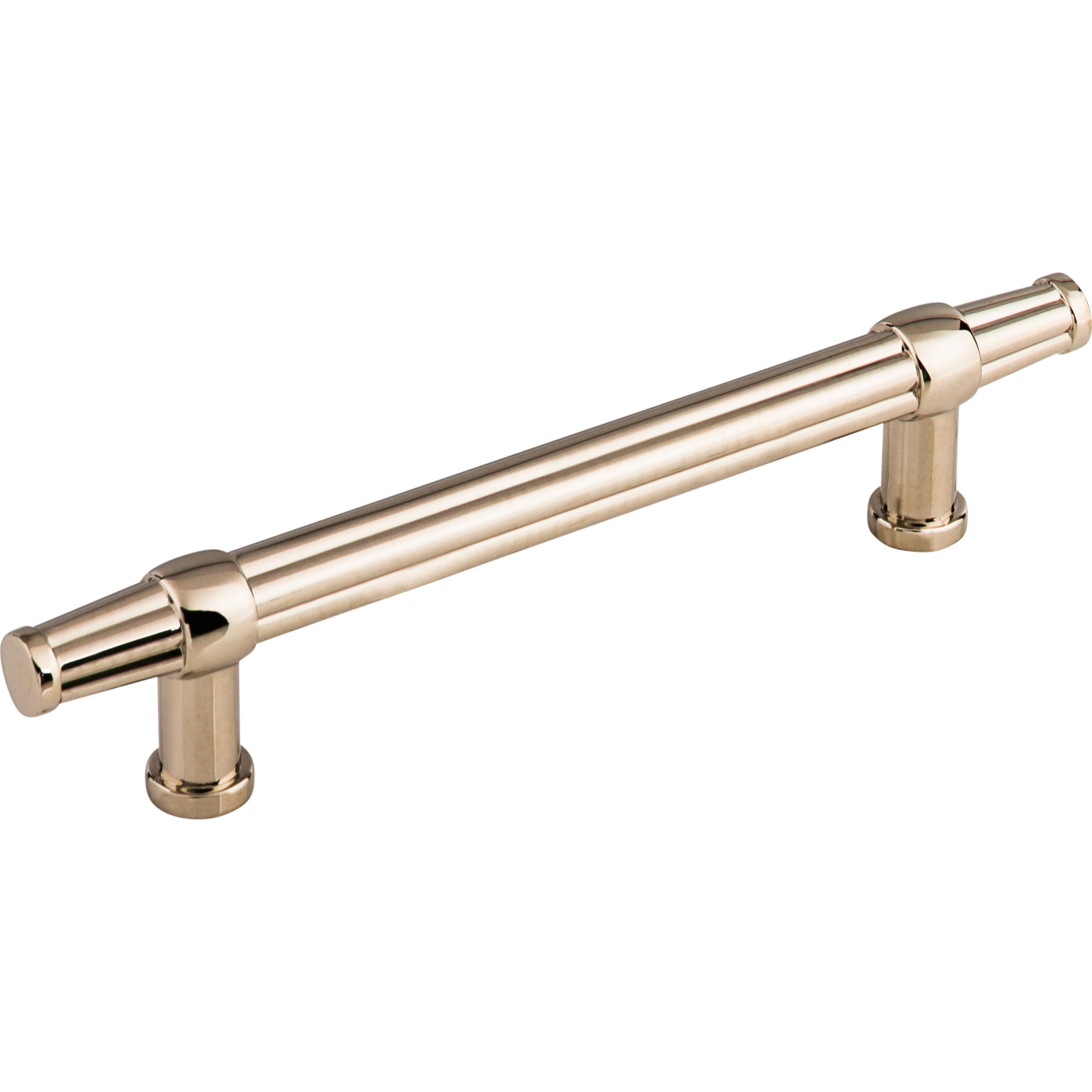 Luxor Collection Luxor 5" Centers Bar Pull in Polished Nickel by Top