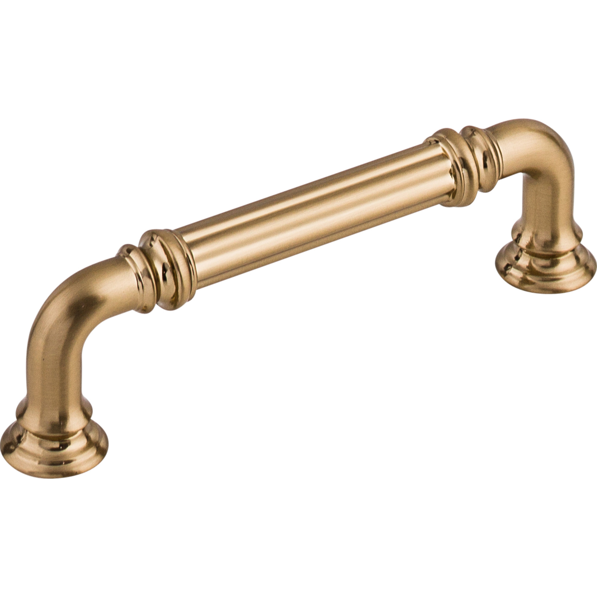 Chareau Collection Reeded 3 3/4" Centers Bar Pull in Honey Bronze by