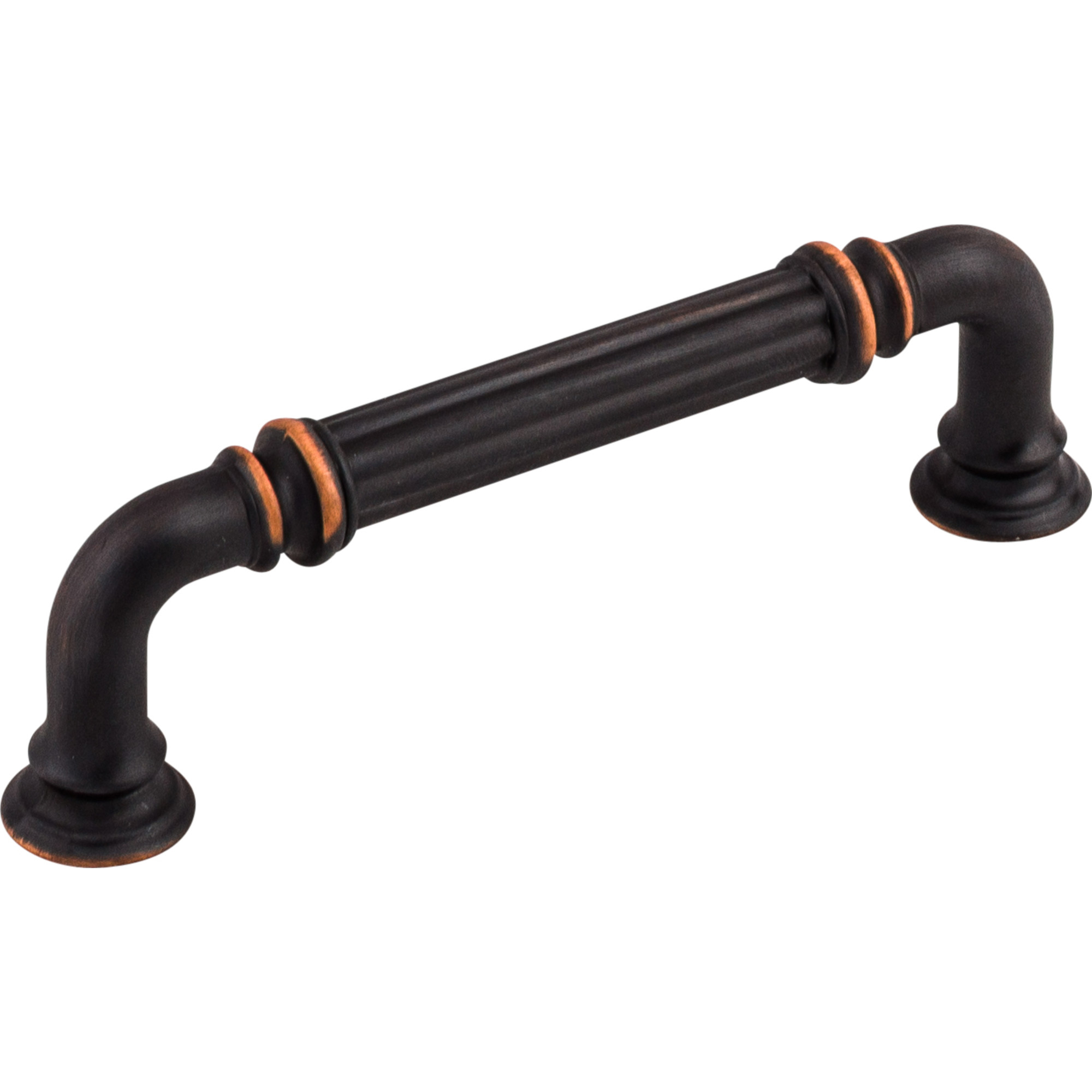 Chareau Collection Reeded 3 3/4" Centers Bar Pull in Umbrio by Top