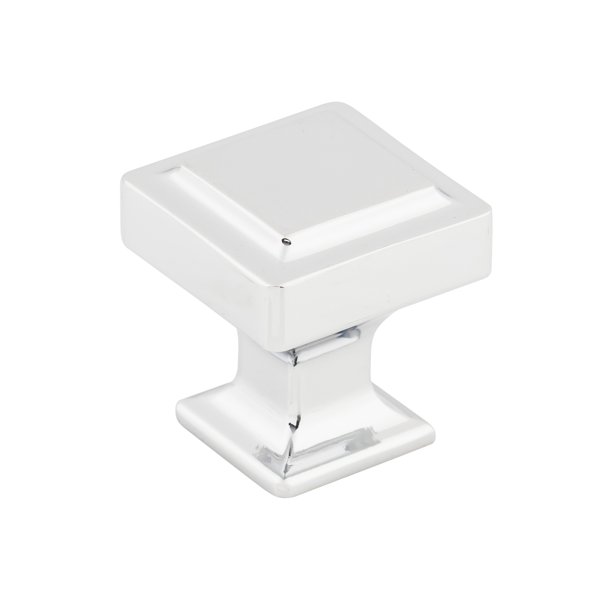 Transcend Collection Ascendra 1 1/8" Long Square Knob in Polished