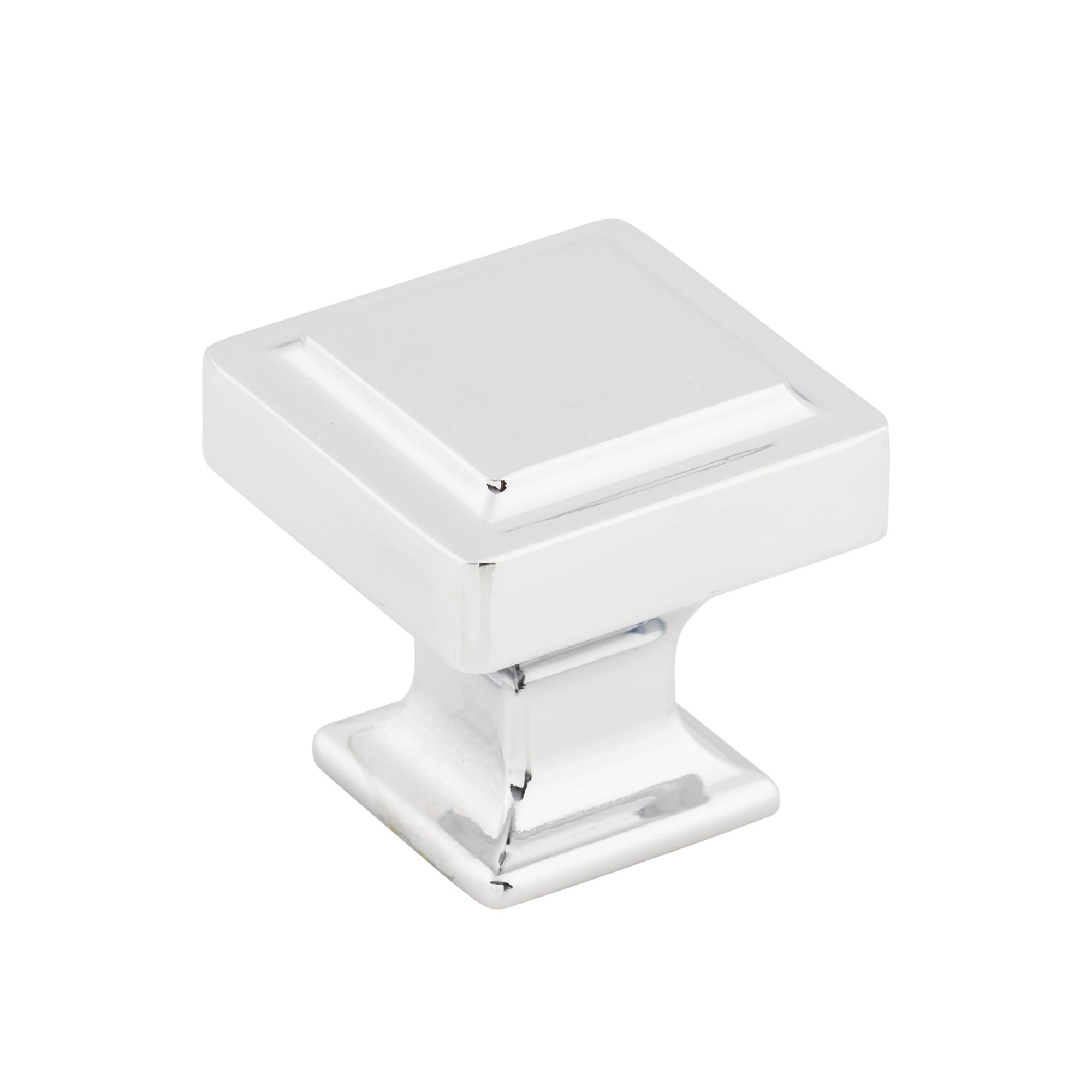 Transcend Collection Ascendra 1 1/4" Long Square Knob in Polished
