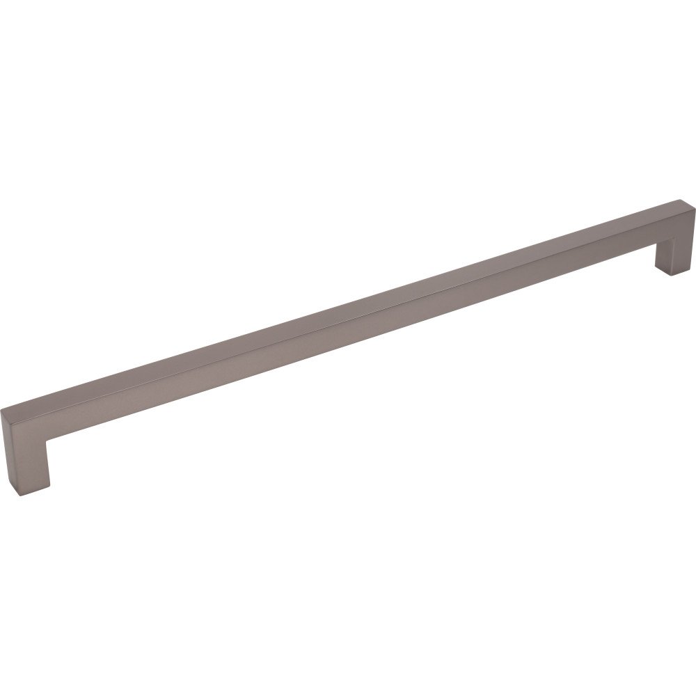Nouveau 12" Centers Square Bar Pull in Ash Gray Top Knobs M2178
