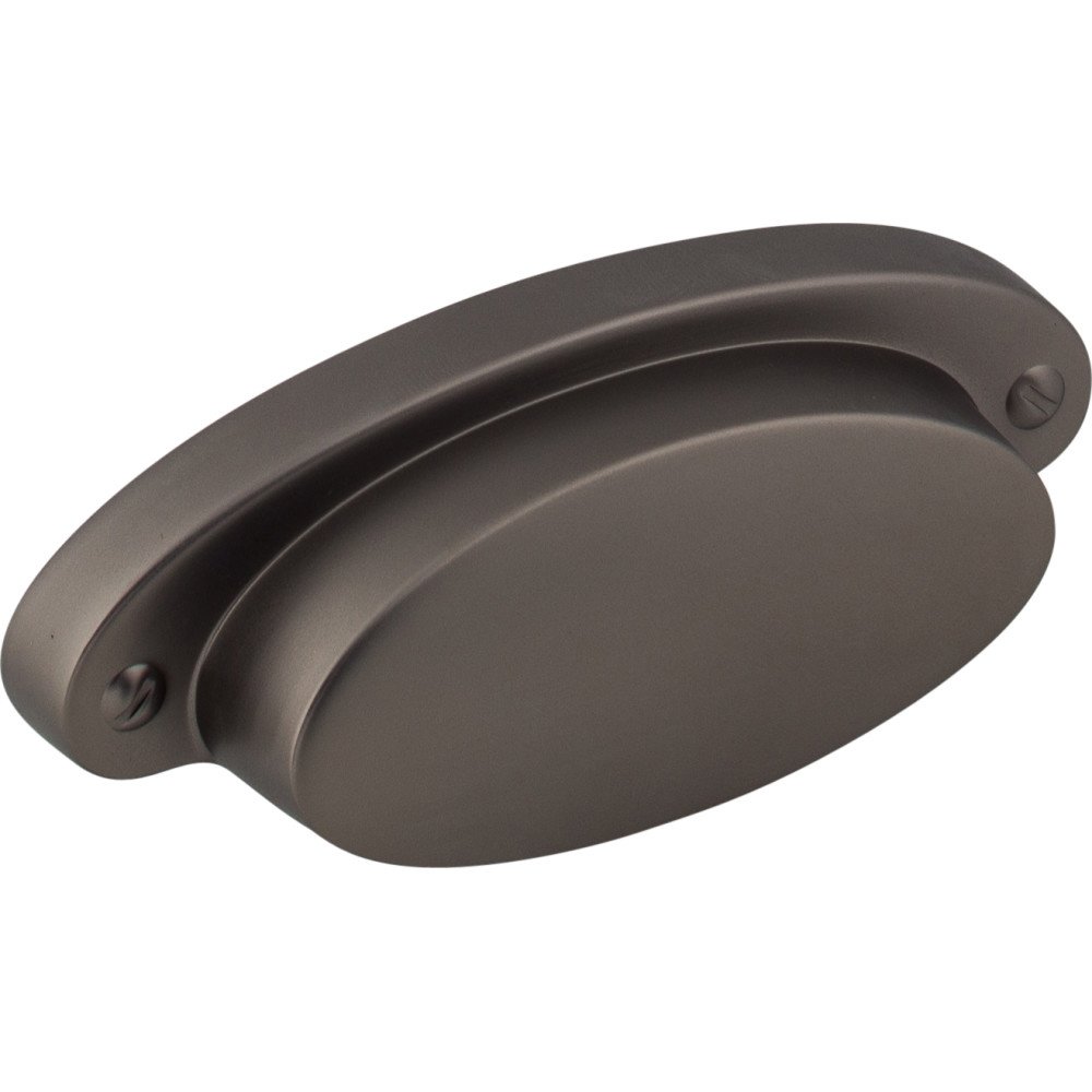 Dakota 2 9/16" Centers Dakota Cup Pull in Ash Gray Top Knobs M2219