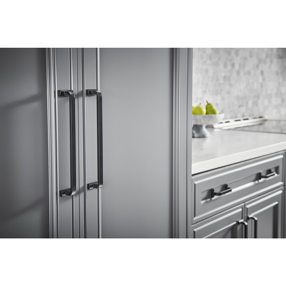 Morris Collection Harrison Pull 3 3/4" Centers in Flat Black by Top