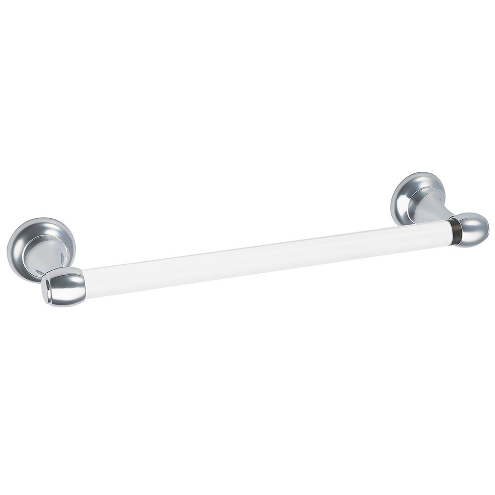Royale Acrylic 12" Centers Towel Bar in Polished Chrome Alno Inc