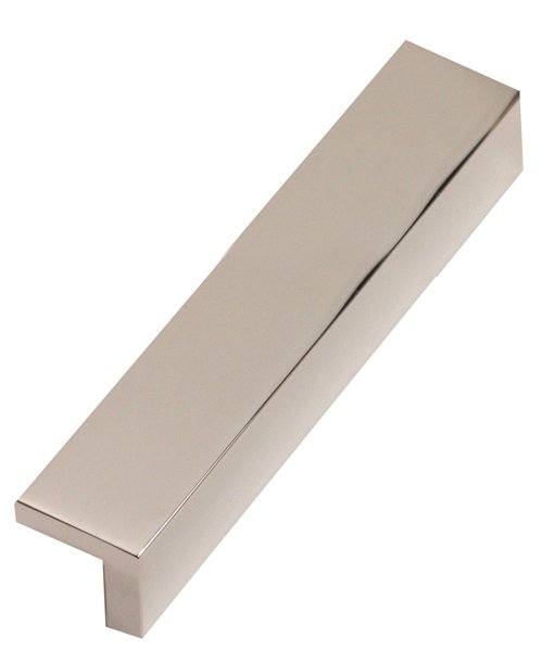 Tab Pulls Collection Solid Brass 6" Centers Tab Pull in Satin Nickel