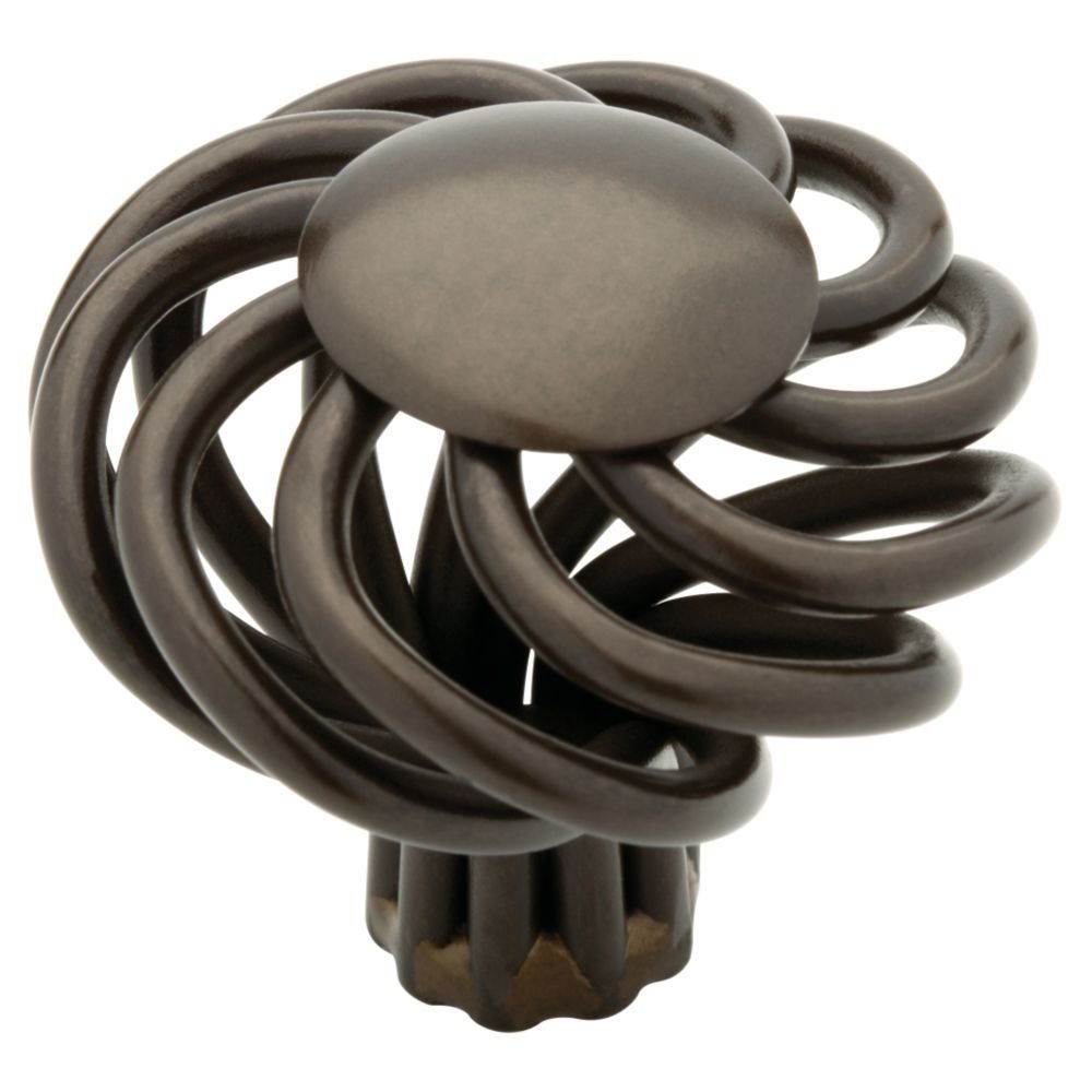Avante Oil Rubbed Bronze Collection Birdcage Knob 1 1/2" Diameter