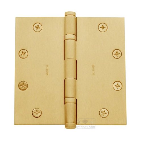 Quick Ship Collection 4" x 4" Ball Bearing Square Corner Door Hinge