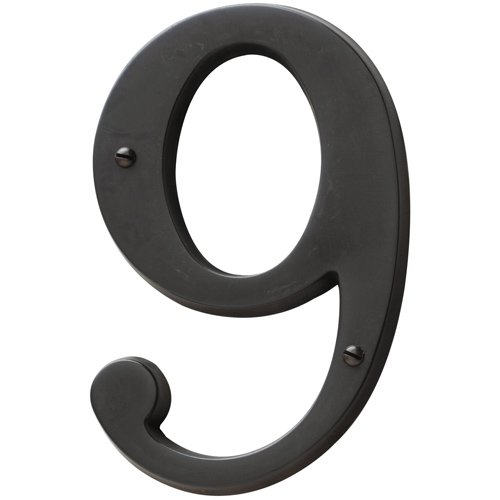 Estate Door Accessories Collection 9 House Number in Oil Rubbed