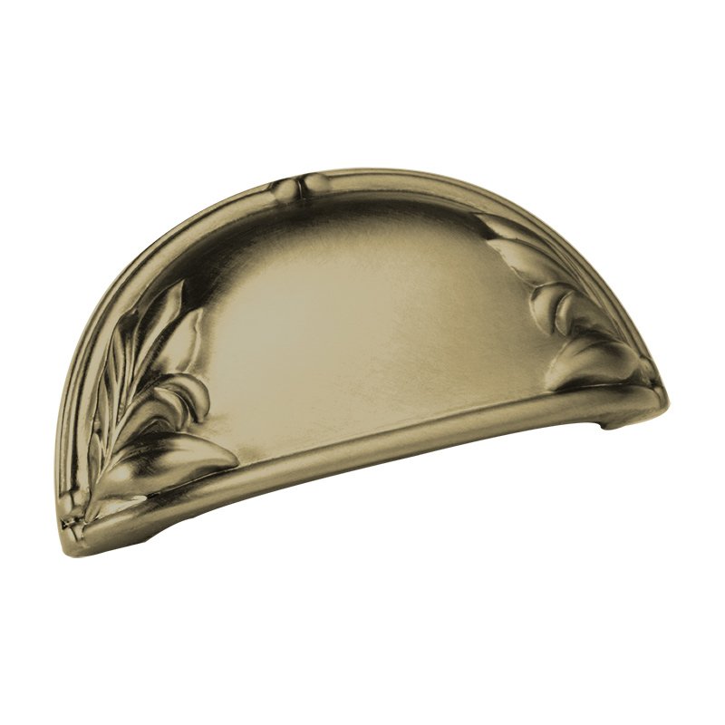 Hyde Park 3" Centers Cup Pull in Antique Brass Classic Brass 1605AB